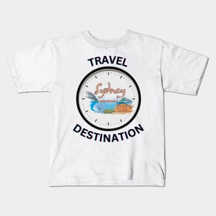 Travel to Sydney Kids T-Shirt